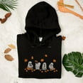 thumbnail image 2 of Embroidered Spooky Ghosts With Fall Leaves Sweatshirt, 2 of 2