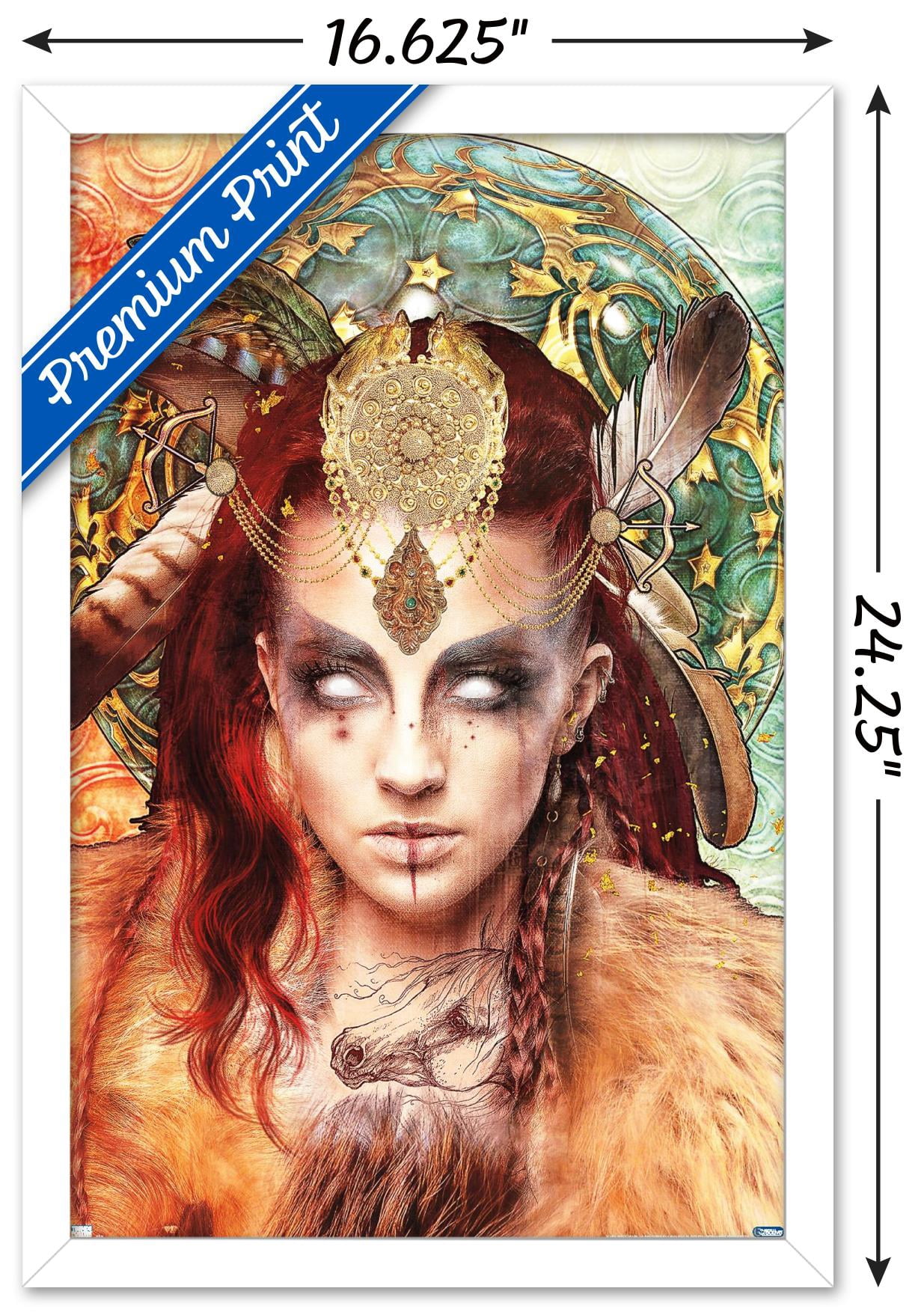 Jena DellaGrottaglia: Cosmic Zodiac - Sagittarius Wall Poster, 14.725" x 22.375" Framed