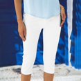 thumbnail image 3 of FNFYFH Liquidation Pantalons Capri de Yoga Antidérapants pour Femmes, Blanc, 3 of 7
