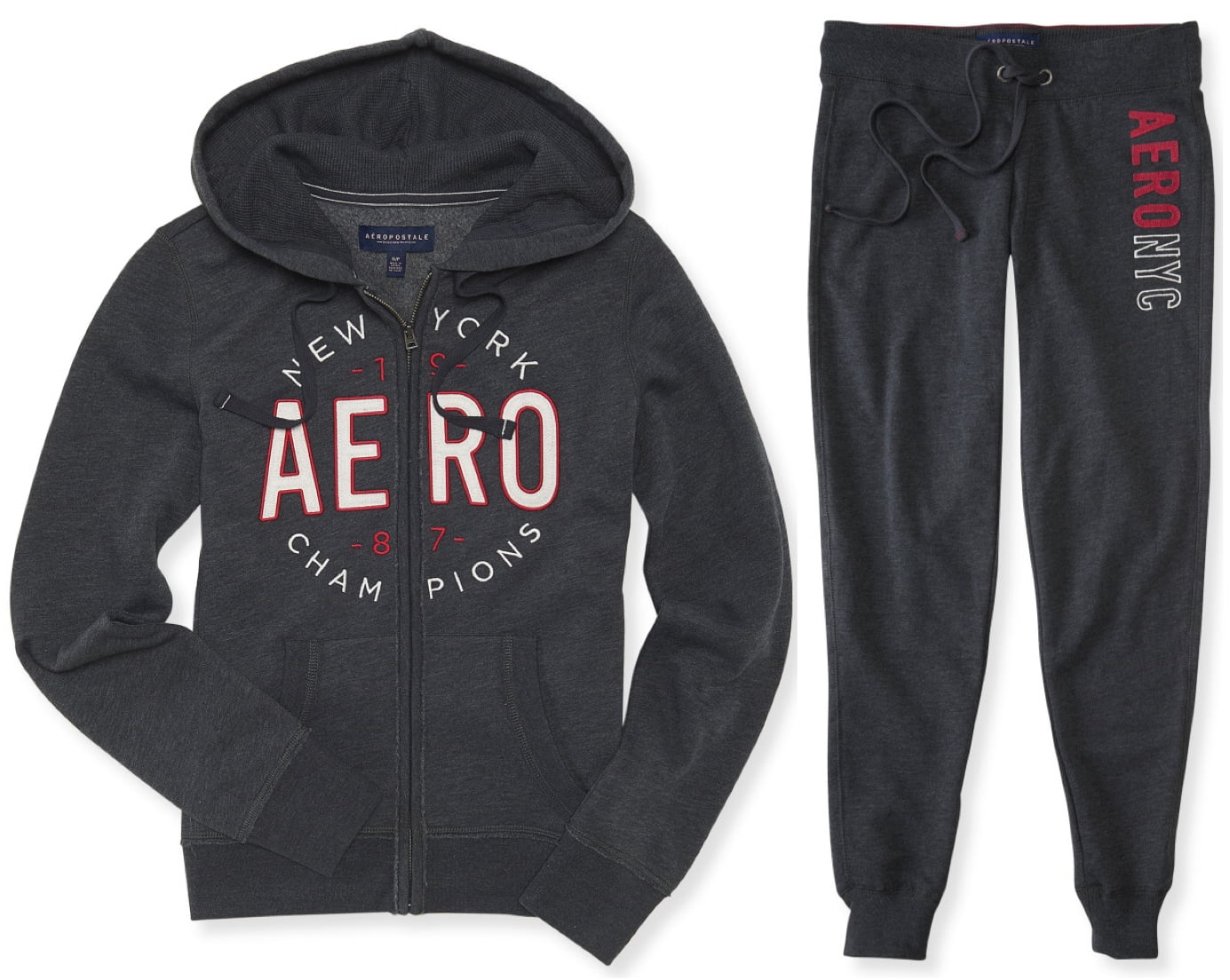 Ensemble Sportif P.S. Aeropostale NY - 3 Pièces (sweat à Capuche, Haut, Pantalon) - Taille 12/8 - Occasion Très Bon état