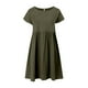 thumbnail image 4 of 2025 Vestido largo sin mangas y sin espalda de algodón y lino para mujer - Talla grande, corte holgado, informal, para la oficina y el verano, 4 of 5
