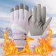 thumbnail image 4 of Ski Gloves Winter Cycling Outdoor Windproof Fleece Thick Warm Non-Slip Grip Water-Resistant Touchscreen Thermal Sports Gloves | Unisex | 1 Pair, 4 of 5