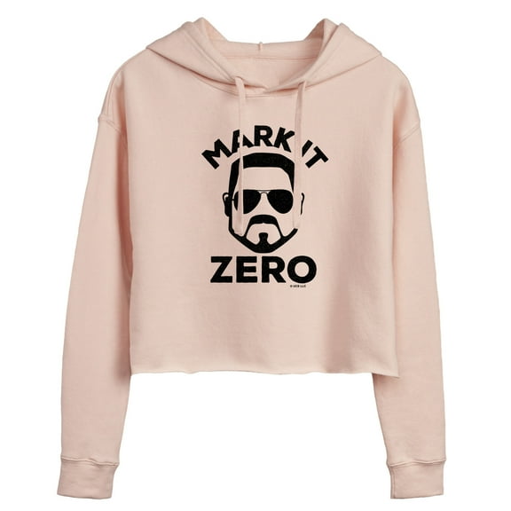 The Big Lebowski - Mark It Zero - Juniors Cropped Pullover Hoodie