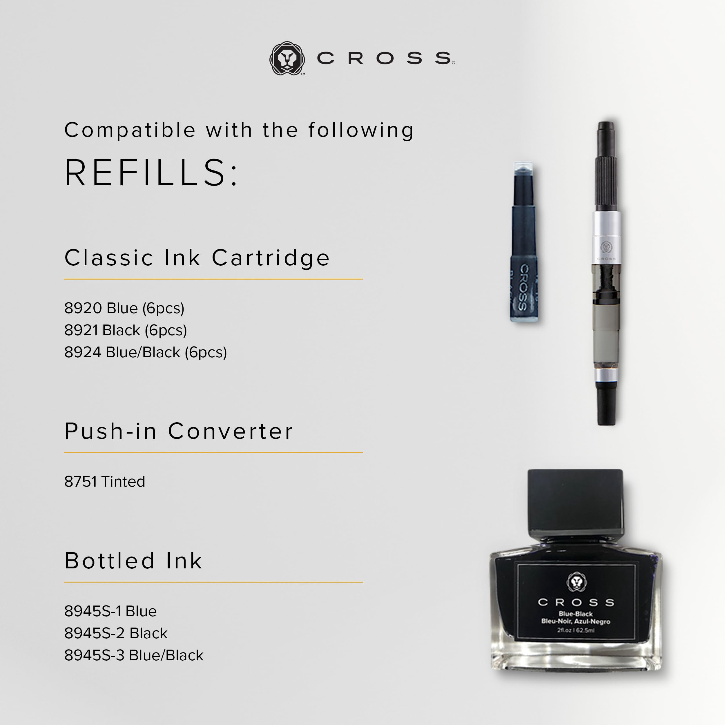 Cross ATX Basalt Black Fine Nib Fountain Pen