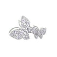 thumbnail image 2 of Eoperou Women Elegant Butterflies Shape Brooch Shiny Rhinestones Inlaid Pin Suit Collar Shawl Cardigan Badge Jewelry Accessories, 2 of 7