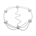 thumbnail image 1 of lionlar Head Chain Rhinestones Boho Bohemian Headpiece for Halloween Party Wedding Girls, 1 of 8