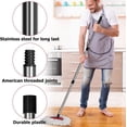 thumbnail image 4 of HSAPOW-Spin Mop Replacement Handle - 4-Section 30" to 58" Mop Handle Replacement Stick Compatible with O-Ceda Spin Mop, EasyWring Mop Handle for Floor Cleaning(Mop Head&Base not Include) (Black), 4 of 4