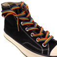 thumbnail image 5 of Paquete de 8 cordones de arcoíris de 160 cm para zapatillas deportivas, cordones coloridos para zapatos, 5 of 5