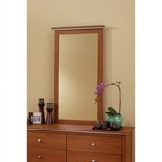 Sauder Highline Mirror, Walnut