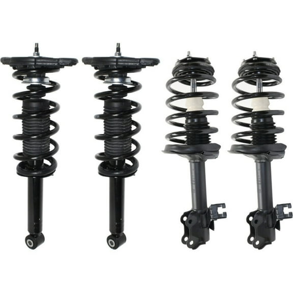 Geelife Shocks Set For 2002-2006 Sentra Sedan Front and Rear Left and Right Black 4Pc