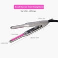 thumbnail image 4 of Short Hair Small Flat Iron, Hair Straightener and Curling Iron in one, Pencil Hair Straightener, Adjustable Temperature Straight with 1/3 inch Beard, Instant Heating, Dual Voltage, 4 of 8