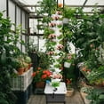 thumbnail image 4 of Xianers Vertical Hydroponic Garden Tower 14-layer Hydroponic Vegetable Planting Towers 70 Slots Hydroponic Planter For Indoor Plant Detached House robust, 4 of 9
