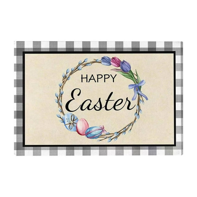 TIELUTT Easter Bunny Carpet Kitchen Floor 40*60cm Comfort Blanket Carpet Scraps 9x10 Area Rugs for Living Room Area Rug for Bedroom Living Room Blankets Fall