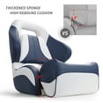 thumbnail image 4 of NORTHCAPTAIN Premium Pontoon Captain's Chair Sport Flip Up Boat Bucket Seat with Boat Seat Cover,White/Navy Blue, 4 of 6