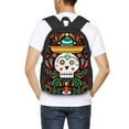 thumbnail image 6 of XMXT Travel Laptop Backpack for School Work, Mexican Skeleton Decor Print Large Capacity Bookbag Travel Bag Backpacks for Women Men, 6 of 9