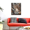 thumbnail image 4 of KLL Serene Kitten Kingdom Print Canvas Wall Art, Canvas Painting Prints Canvas Art Wall Decor Home Decoration for Living Room Bedroom Office, 4 of 6