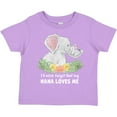 thumbnail image 3 of Inktastic I'll Never Forget That My Nana Loves Me with Cute Elephants Boys or Girls Toddler T-Shirt, 3 of 5