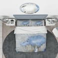 thumbnail image 3 of Designart 'Blue agate' Stone Bedding Set - Duvet Cover & Shams, 3 of 4