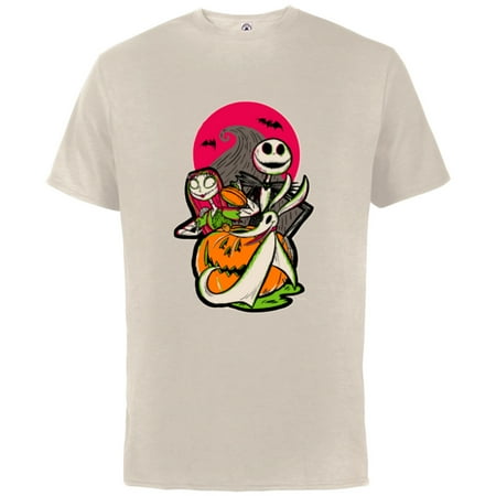 Disney 100 Nightmare Before Christmas Halloween Jack & Sally - Short Sleeve Cotton T-Shirt for Adults - Customized-Putty
