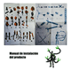 thumbnail image 2 of "Figuras De Acción T13 Robot 3d Con Articulaciones Móviles Lab.G Negro verde ", 2 of 5