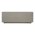 thumbnail image 6 of Leo Outdoor 40 Inch Light Weight Concrete Rectangle Gas Burning Fire Pit, Light Gray, 6 of 12