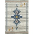 thumbnail image 2 of Abani Porto Collection Area Rug Mid Century Modern Bedroom Living Room Decor Floor Rug 5 x 8 Blue Orange, 2 of 6