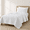 Arctic White-Twin, variant on Ash Blue Grey King Size Quilt Bedding Set Lightweight All Season Bedspread