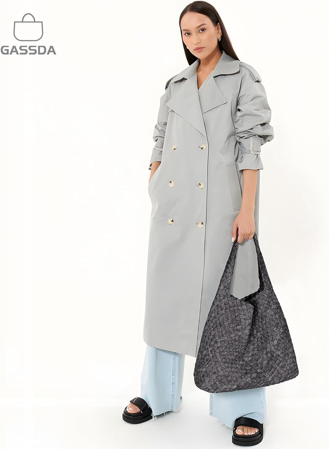 Woven Bag Purses and Handbags Woven Vegan Leather Bag For Women Woven Tote Bag Shoulder Bag Top-Handle Bag With Purses