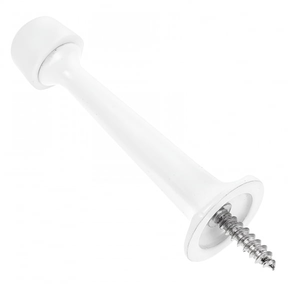 LAMIRO Wall Protector From Furniture Door Stopper Rubber White 1Pack Non-Slip Support