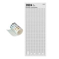 thumbnail image 3 of DOLITY 2024 Wall Calendar 12 Month Appointment Home Decor Calendar Schedule Planner Without wooden frame, 3 of 9