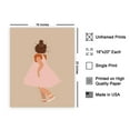 Poster Master Little Girl Poster Retro Child In A Dress Print Child