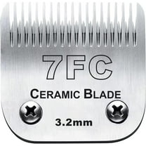 Detachable Pet Clipper Blades,Compatible with Most Andis,Oster A5,Wahl KM Series Clipper,Made of Ceramic Blade & Stainless Steel Blade