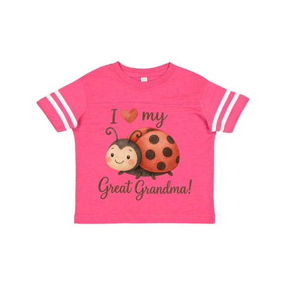 Inktastic I Love My Great Grandma Ladybug Boys or Girls Toddler T-Shirt