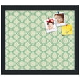 thumbnail image 2 of PinPix 15x13 Custom Cork Bulletin Board Green Diamond Poster Board Has a Fabric Style Canvas Finish, Framed in Green Diamond, by ArtToFrames (PinPix-586), 2 of 6