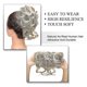 thumbnail image 3 of Messy Bun Hair Piece, Messy Hair Bun Scrunchies For Women Tousled Updo Bun Synthetic Wavy Curly Chignon Ponytail Hairpiece For Daily Wear(27/613:stra, 3 of 5