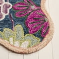 thumbnail image 4 of SAFAVIEH Jardin Jack Floral Area Rug, Navy/Ivory, 6' x 6' Square, 4 of 11