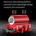 thumbnail image 4 of CHUIXIAN CX Fishing Chair Umbrella Stand Portable Red, 4 of 5