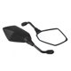 thumbnail image 2 of 1 Pair Universal 10mm Left and Right Side Motorcycle Rear View Mirror Black Motorcycle Rearview, 2 of 9