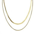 thumbnail image 4 of Cterwk Choker Necklace for Women, 14k Gold/Silver Plated Layered Choker Necklaces Minimalist Simple Chain Jewelry Gift, 4 of 5