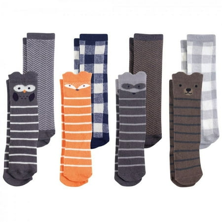 UPC: 0660168540567 | Hudson Baby Infant Boy Cotton Rich Knee-High Socks  Forest Boy  6-12 Months