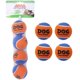 thumbnail image 1 of Pelotas de tenis para perro AMA SPORT de 2,5" con chirriador, pack de 4, 1 of 7