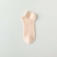 thumbnail image 2 of CheerKidz Women's Mesh Low-Cut Ankle Socks Breathable Thin Short Socks Soft Pastel Colors Casual Daily Wear Gentle Warm-Weather Socks Multi Color Assortment (Pink, Free Size)., 2 of 5