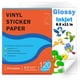 thumbnail image 1 of Papel adhesivo de vinilo imprimible Ruibytree 120 hojas A4, 1 of 8