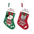 thumbnail image 5 of 2026 Christmas socks cute cats and dog cartoon cartoon Christmas socks gift bags Christmas decorative socks Christmas tree pendant 37*23cm, 5 of 5