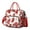 Red-10, variant on Funny Red Lobster Pattern Insulated Lunch Tote, Large Leakproof Lunch Box Cooler with Ocean Crustacean and Tropical Seafood Print