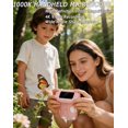 thumbnail image 2 of 1000x Handheld Microscope, 2026 New Portable Pocket Mini Microscope,Digital Microscopes,Portable Digiscope,4k 2.0" Screen with Slides Kit 200-1000x Zoom,for Photos and Videos,Home School (Yellow), 2 of 8