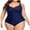 Blue, variant on Zenbriele Womens Plus Size Ruched One Piece Swimsuits Tummy Control Bathing Suits Beach Swim Wear