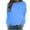 Sky Blue##1, variant on jsaierl Womens Sweatshirts Funny Solid Color Graphic Sweatshirts Crewneck Dressy Casual Sweater Tops Workout Long Sleeve Blouses