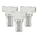 thumbnail image 1 of Uxcell 3-Pack Filtro de Bomba de Agua con Malla de 40 de Acero Inoxidable, Filtro en Línea de 3/4" Pulgadas NPT Femenino [Blanco], 1 of 1