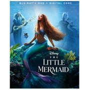 The Little Mermaid 2023 (Blu-ray + DVD + Digital Code)